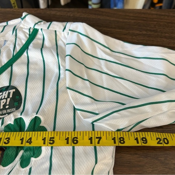 ❤️ NWT Spencer's St. Patrick's Day Clover Wasted #17 Jersey M - Picture 10 of 11
